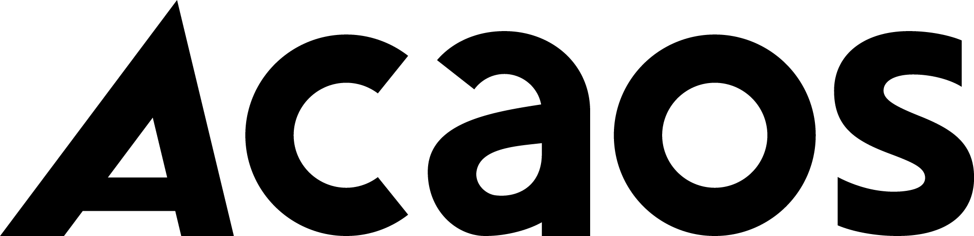 Acaos LOGO musta